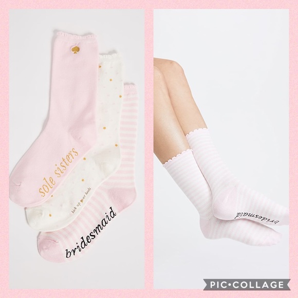 kate spade bridesmaid socks